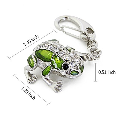 CHUYI Crystal Cute Frog Shape Animal Pen Drive 64GB USB 2.0 Flash Drive U Disk Thumb Drive Memory Stick Jump Drive with Key Chain - Thumbnail 2