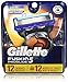 Gillette Fusion ProGlide Manual Men's Razor Blade Refills, 12 Count, Mens Razors/Blades
