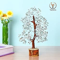 YATSKIA Larimar Gemstone Tree Feng Shui Bonsai for