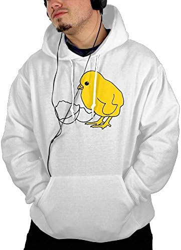 Cool Fashion Hoodie Sweatshirt Coat White Baby Chicken