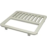 Half Floor Drain Grate,8-7/8 in L