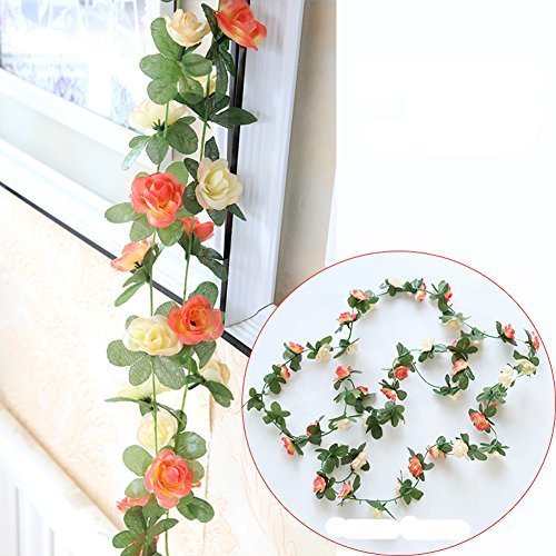 4 Miracliy+Flowers+Artificial+Hanging+Champagne