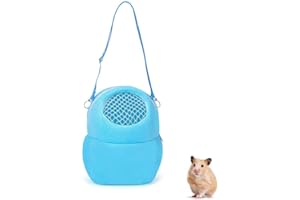 WishLotus Pet Carrier Bag, Portable Outgoing Travel Handbags with Nylon Straps Small Pet Pouchfor Dwarf Hamster