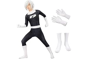 C-ZOFEK Men's Black Cosplay Bodysuit Costume 3D Printed for Halloween