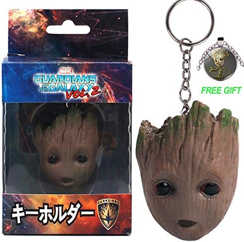 ITOY Mini Groot Figures Movie Guardians of the Galaxy 2 Keychain Pendant Model Toy Best Gifts - (I'm groot)