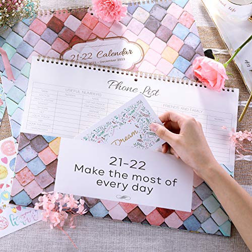 2022 Calendar Wall Calendar 2022, Large Print Big Grid Wall Calendar