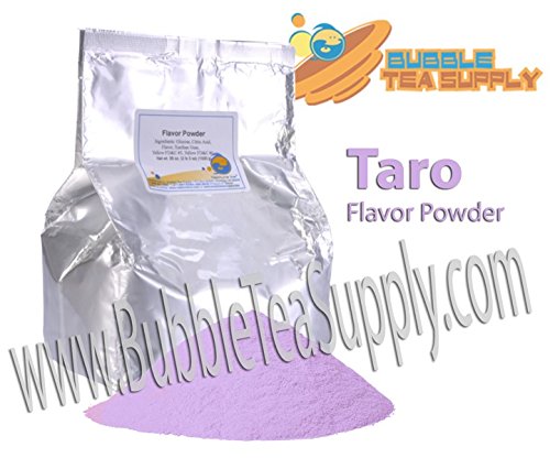 BEST-SELLING BUBBLE TEA SUPPLY TARO SMOOTHIE FLAVORED POWDER BOBA BUBBLE DRINK PREMIUM AWARD WINNING CUSTOMERS #1 CHOICE 40-45 SERVINGS (TARO BOBA TEA POWDER)