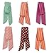 LilMents 12 Mixed Designs Wire Bunny Ears Hair Tie Headband Head Scarf Lot Set (Set B)