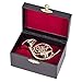 Gold French Horn Music Instrument Miniature Replica with Case,Multicolor,Size 3.75 in. by Broadway Gift