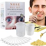 Nose Wax Kit for Men Women, Nose Hair Removal