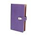 Name Card Book Holder Business Card Organizer for 240 Cards (purple)