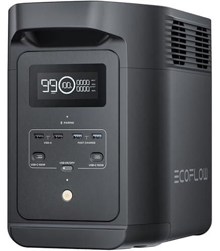 EF ECOFLOW DELTA 2 1024Wh Gerador de Energia Portátil, 0-80% em 50