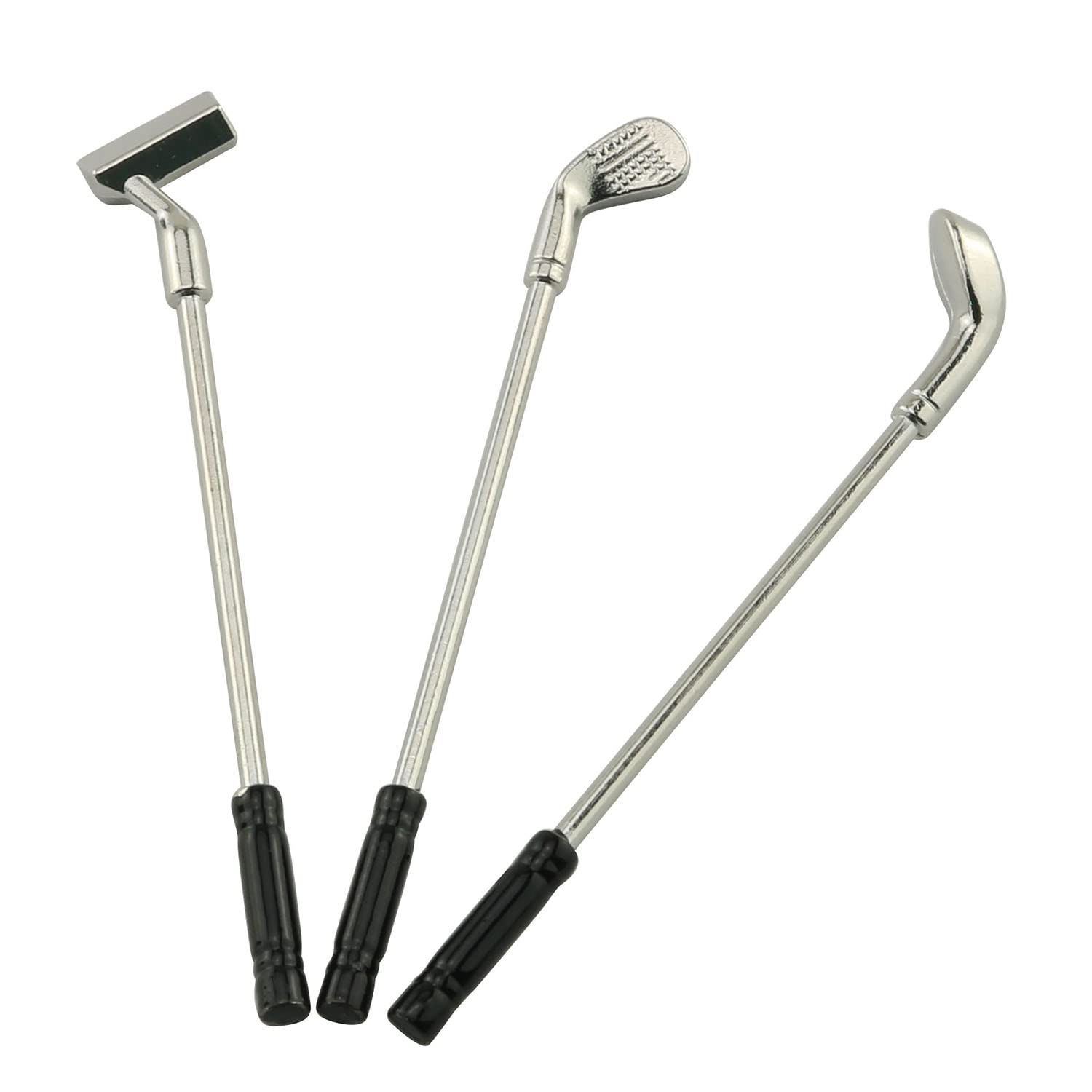 TAODAN Mini Sports Golf Set 1Set 1:12 Miniature Golf Club Model Mini House Decoration Accessories