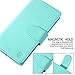 LG G Stylo Case, LG G4 Stylus Case, Style4U Premium PU Leather Stand Wallet Case with ID Credit Card/Cash Slots for LG G Stylo/LG G4 Stylus LS770 + 1 Stylus [Mint Green]