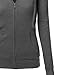 Xpril Women's Basic Slim Fit Lightweight Zipper Drawstring Hooded Jackets