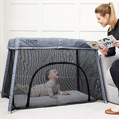 flisko 2 in 1 travel crib