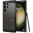 Spigen Tough Armor Designed for Galaxy S23 Ultra Case (2023) [Kickstand] [Military-Grade Protection] - Gunmetal