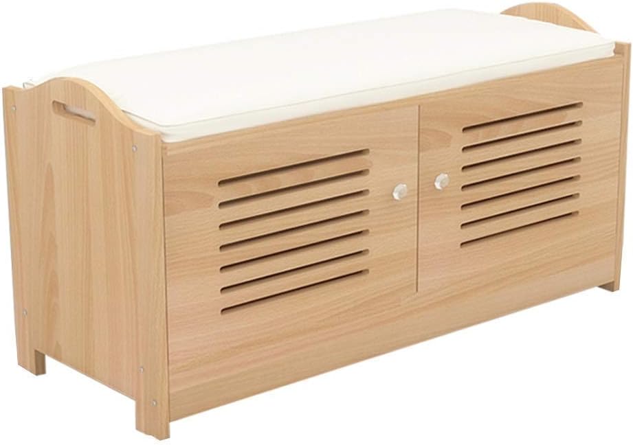 LKAIBIN - Estante para zapatos de pie y puffes (tablero de densidad