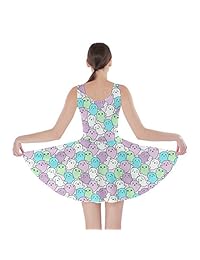 CowCow Kawaii - Vestido de patinador para mujer