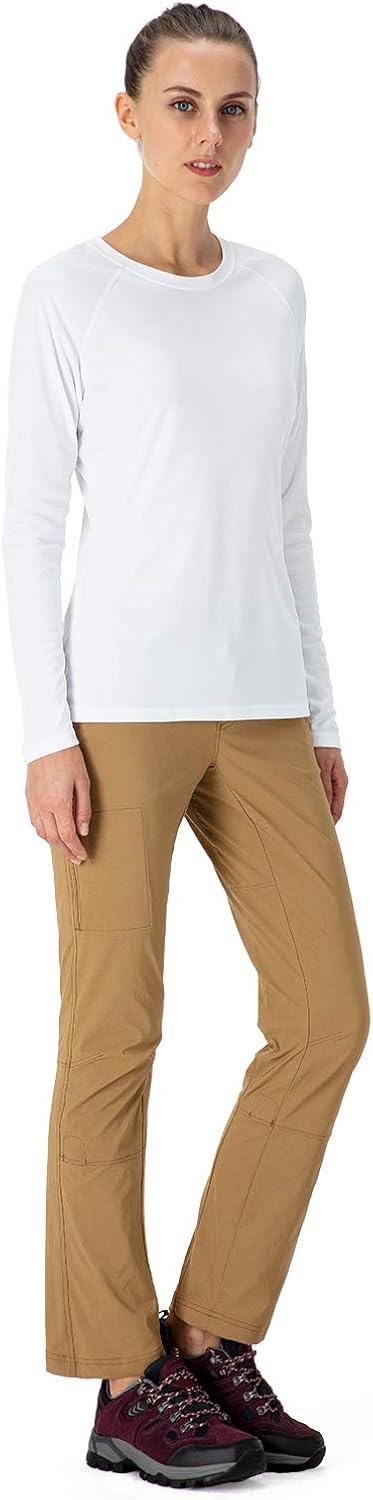 Naviskin Women's Quick Dry UPF 50+ Trail Pants Lightweight Hiking Outdoor Cargo Pants Water Resistant: Clothing