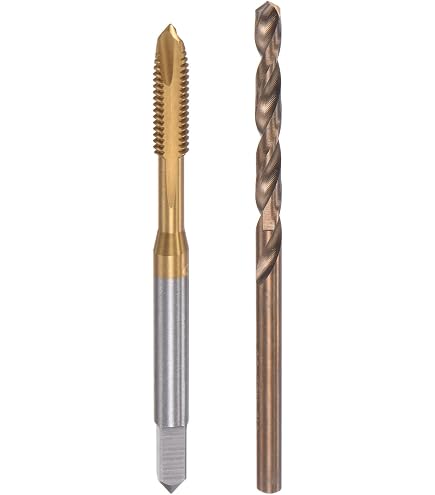 M6 X 0.5 Tap And 5.5mm Drill Bit Set - HSS & Cobalt Tools For Thread Repair In Metal & Plastic