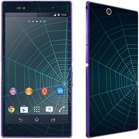 Sony Xperia Z Ultra LTE C6806 Phone Skin - [SkinGuardz] Full Body Scratch Proof Vinyl Decal Sticker with [WallPaper] - [Spider Web] for Sony Xperia Z Ultra LTE C6806