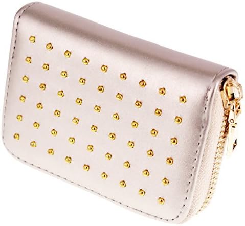 ABC STORY Cute Leather Organ Zipper Coins Key Wallet Card Holder Purse For Women