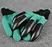 Garden Genie Gloves,Smartdoo Men's & Women's Work Glove with ABS Plastic Claws on Right Hand for Digging and Planting