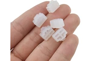 Acoeitl Silicone Ethernet Hub Port RJ-45 Anti Dust Cover Plugs Protectors Stoppers Caps Pliable Lay Flat Not Protrude Stay in Place Prevent Dust Moisture for Unused Switch Router Port 30Pcs White