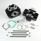 NICHE Cylinder Piston Cylinder Head Gasket Top End Kit for Yamaha PW80 1983-2006