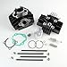 NICHE Cylinder Piston Cylinder Head Gasket Top End Kit for Yamaha PW80 1983-2006