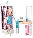 Barbie Doll and Bathroom Furniture Set