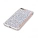 iPhone 8 Plus Case,iPhone 7 Plus Case,ikasus Luxury Sparkle 3D Bling Diamond Glitter Paillette Flexible Soft Rubber Gel TPU Protective Bumper Silicone Case Cover for iPhone 8 Plus / 7 Plus,Silver