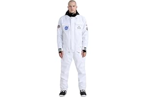 GSOU SNOW Ski Suits Women Men One Piece Snow Suits Waterproof Windproof Men Snowsuit Insulated Ski Jumpsuit for Snow Sports