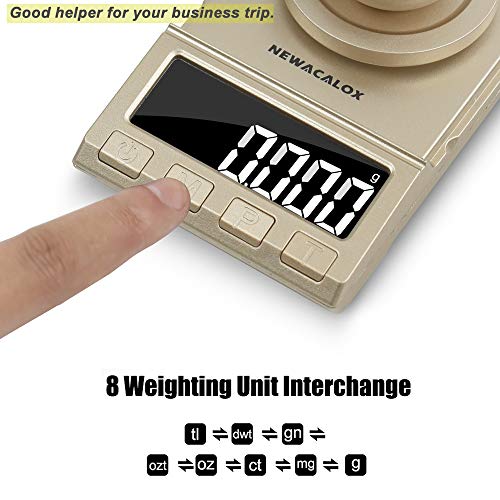 Milligram Scale with USB Cable, NEWACALOX Reloading Scale 100 x 0.001g