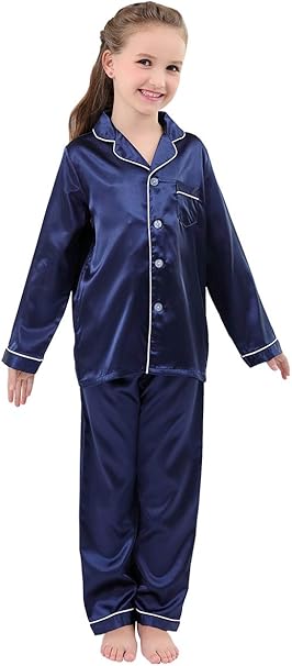 baby girl silk pajamas