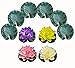 PIXHOTUL 10 Pcs Artificial Floating Pond Decoration Water Floating Lotus Flowers and Lotus Leaves for Pond Decor (7