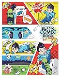 Blank Comic Book For Kids: Write and Draw Your Own Comics - 120 Blank Pages with a Variety of Templates for Creative Kids, 8.5 x 11 Comic Sketch Book and Notebook to Create Unique Stories by AC Writers Club