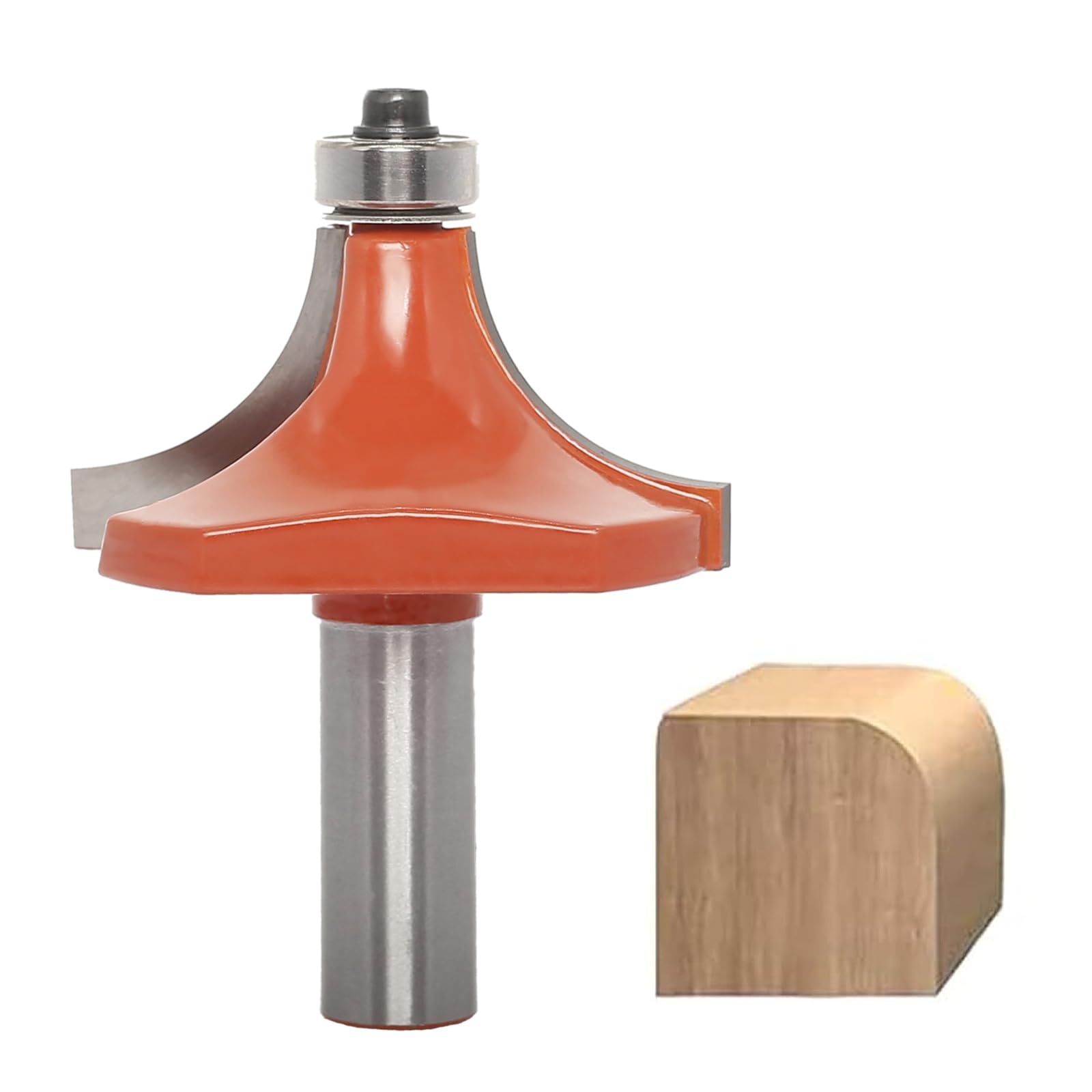 Round Over Router Bits 1/2 Inch Shank,Radius 3/4" Roundover Beading Router Bit, Corner Rounding Edge Forming, Round Over Edging Router Bits, by Akylin — image 1
