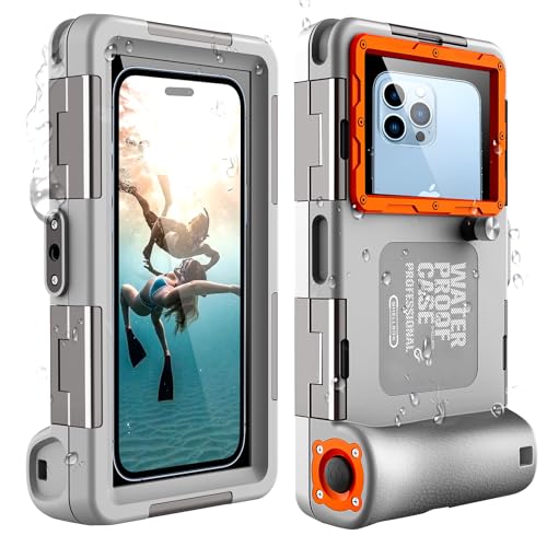 Shellbox Waterproof Smartphone Pouch IPX8 Waterproof Phone Pouch Compatible with iPhone 17e 17 Pro 17 Air 17 Pro Max 16 15 14 13 Pro Max Samsung S26 S26 Plus S25 S24