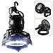 HAITRAL 2IN1 Portable LED Camping Lantern with Ceiling Fan 18 LED Flashlight Ceiling Fan for Outdoor Hiking Fishing Outages and Emergencies Tent