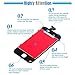 FLYLINKTECH Display for iPhone 6S Screen Glass 4.7