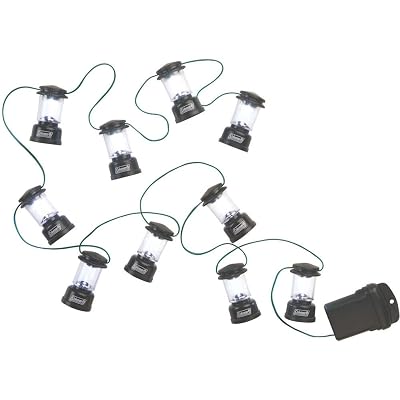 Coleman LED String Lights, 10 Lanterns