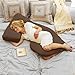 Today's Mom Cozy Cuddler Pregnancy Pillow, Espresso