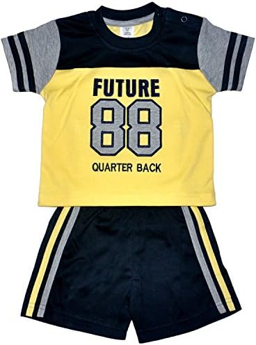 TOFFYHOUSE Baby Boys' T-Shirt and Shorts Set