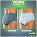 Depend FIT-FLEX Incontinence Underwear for Men, Maximum Absorbency, Large/X-Large, Gray (Packaging may vary)