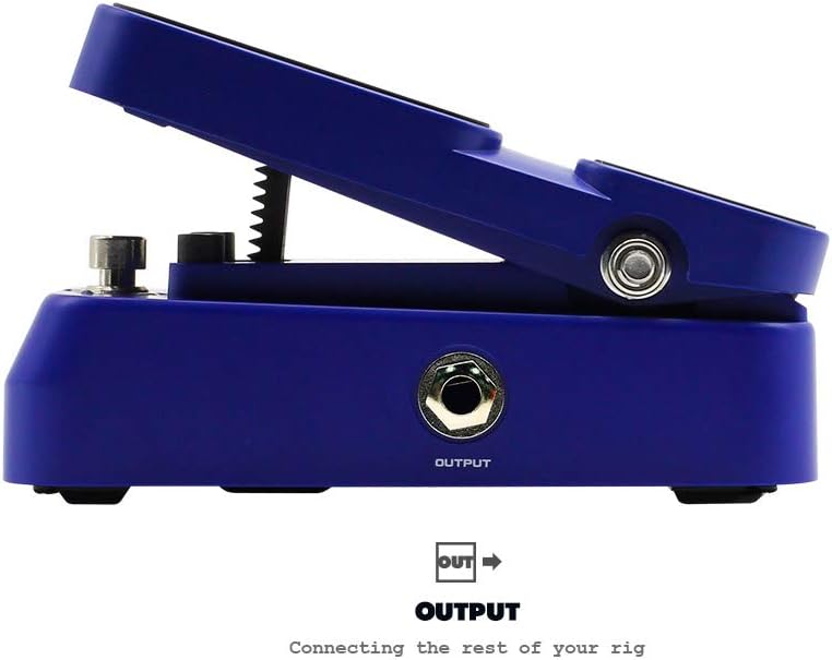 Valeton EP-1 Active Volume & Wah Guitar Bass Effects Pedal, Blue - Image 4