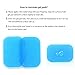 SHENGMI Abs Trainer Replacement Gel Sheet Abdominal Toning Belt Muscle Toner Ab Trainer Accessories 30pcs Gel Sheets For Gel Pad(2pcs/packs, 15packs/box)