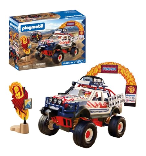 | Cars | Offroad Truck | Geländewagen mit Seilwinde und Brückenplatten | Auto Kinder Spielzeug ab 4 Jahren | 72061