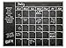 Connect Software Chalkboard Calendar Wall Decal - Perfect Blackboard Organizer